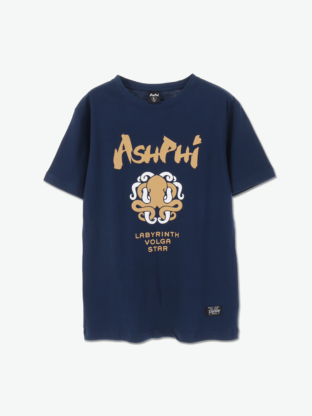 ASH'PHI|女|ASH'PHI 迷宫 复古女款短袖T恤