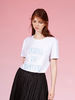 NeverMoredesign|NeverMoredesign|男款|T恤|NeverMoredesign 后绑带印花短Tee 白色