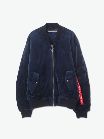 NeverMoredesign|NeverMoredesign|男款|棉衣|NeverMoredesign 丝绒廓形MA-1棉服