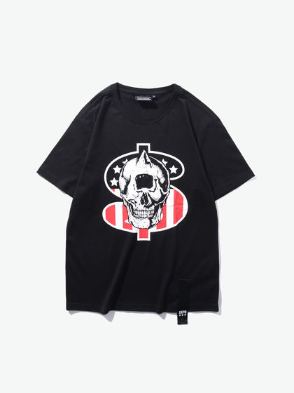 Mishka|男款|T恤|Mishka 男式短袖圆领印花T恤