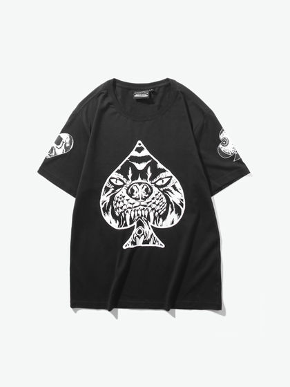 Mishka|男款|T恤|Mishka 男式短袖圆领印花T恤