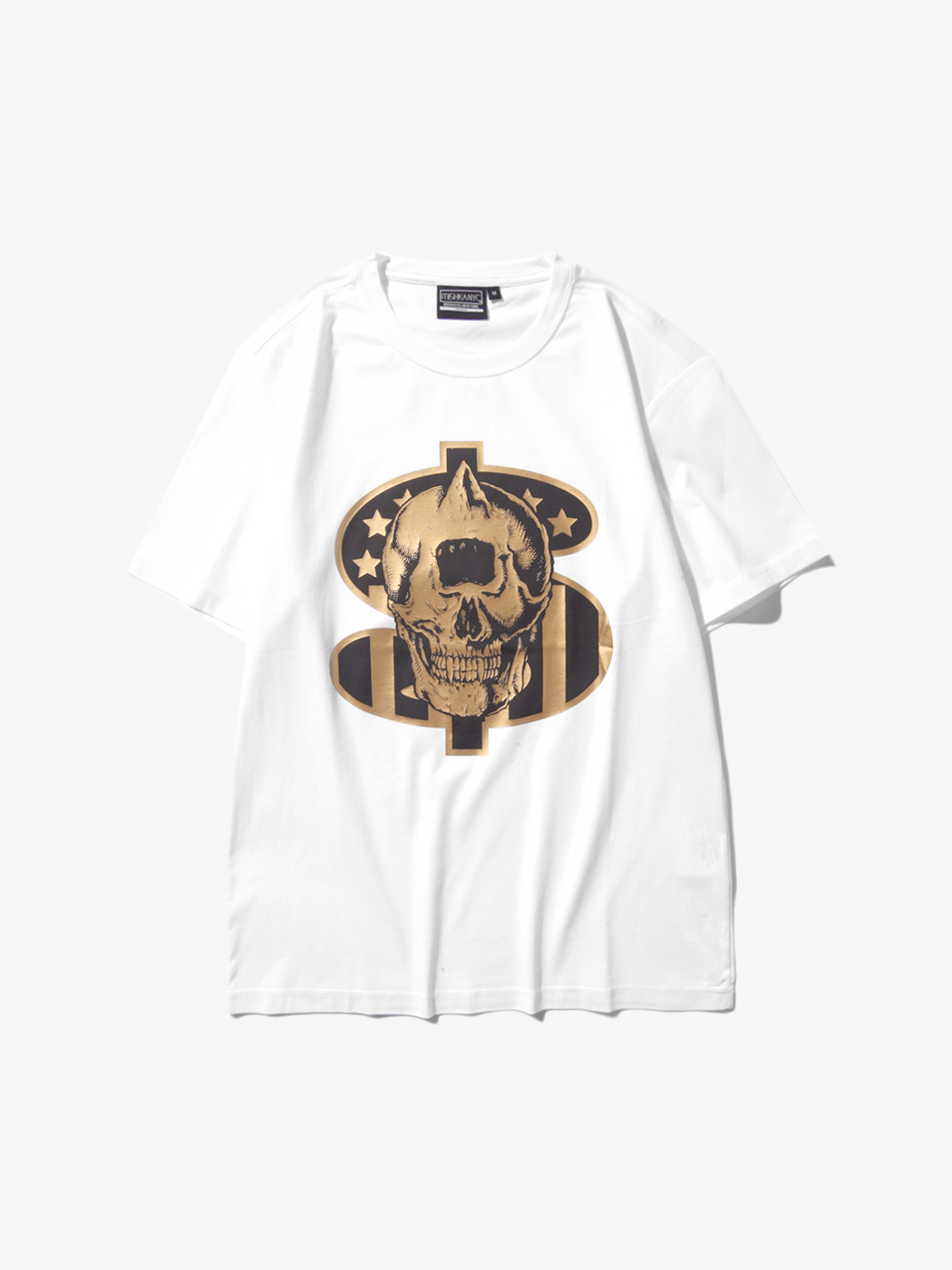 Mishka|男|Mishka 骷髅印花圆领T恤
