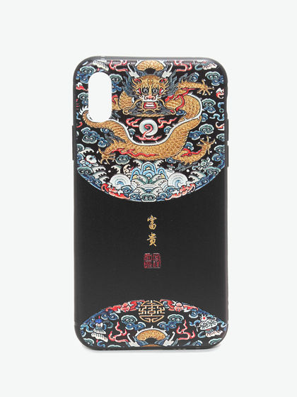 AliyaStore|男款|手机配件|AliyaStore 中国风彩绘浮雕“祥龙富贵”手机壳(软壳)iPhone6P/6sP/7/8/7P/8P/X/XS/XS Max/XR/11/11pro/11promax