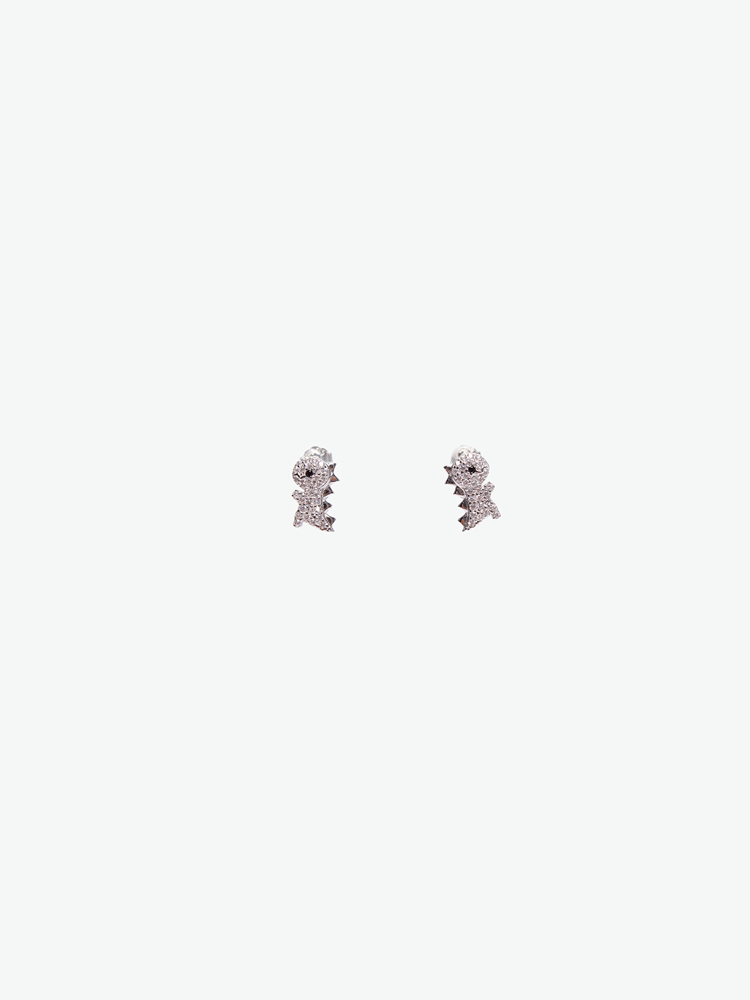 AliyaStore|女|AliyaStore 925银“镶钻小恐龙”耳钉