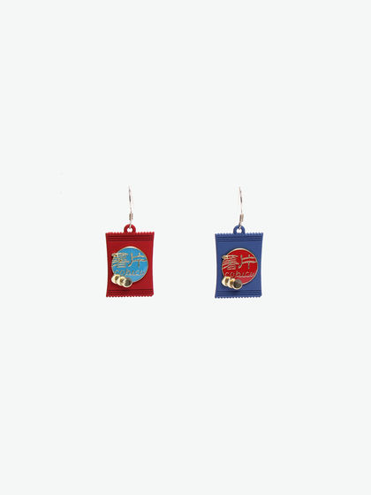 AliyaStore|男款|首饰|AliyaStore “趣味薯片”不对称耳环