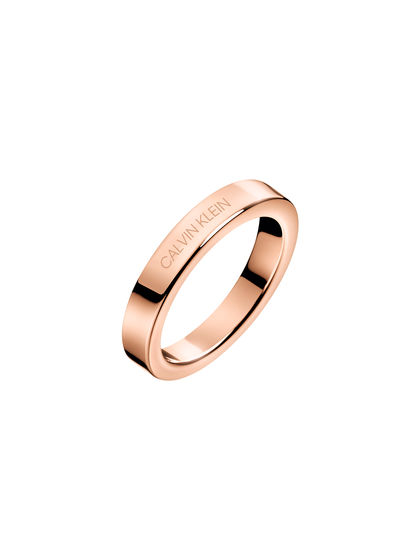 Calvin Klein|卡文克莱|男款|首饰|Calvin Klein CK饰品 卡文克莱(Calvin Klein)hook护刻系列首饰PVD镀金情侣款戒指