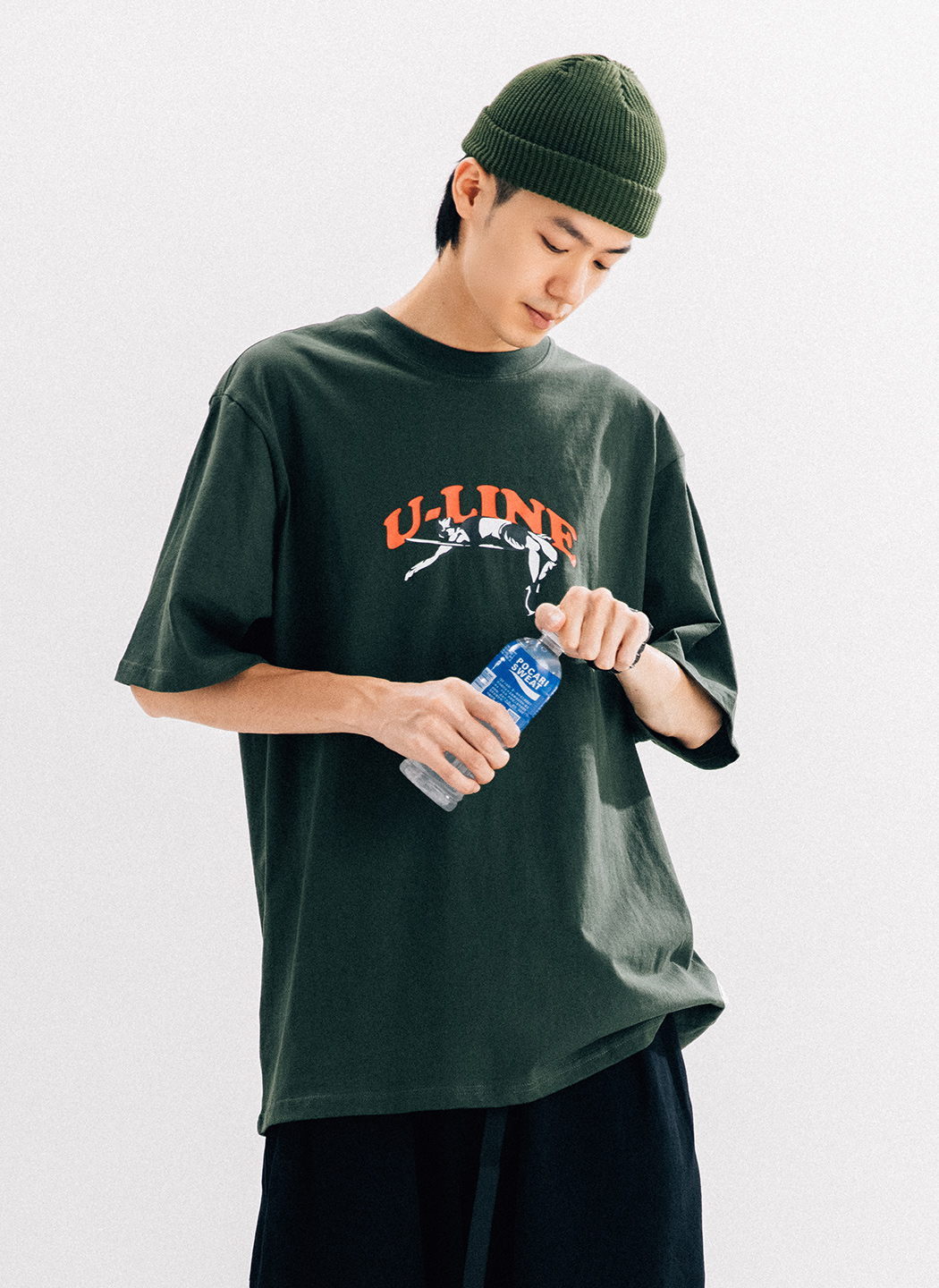 FLOAT|浮露|女|短袖T恤|FLOAT ULINE 图案印花CityBoy短袖T恤