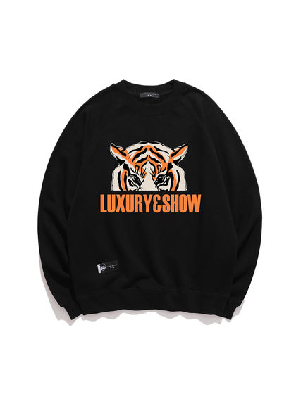 Luxury&show|Luxury&show奢屯|男款|卫衣|Luxury&show奢屯 王者图案印花卫衣
